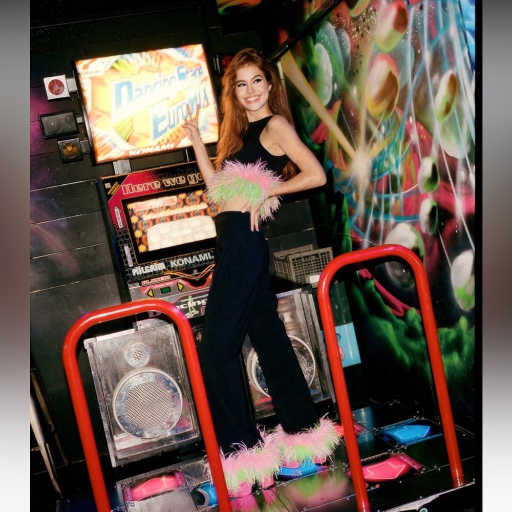 Neon Marabou Set